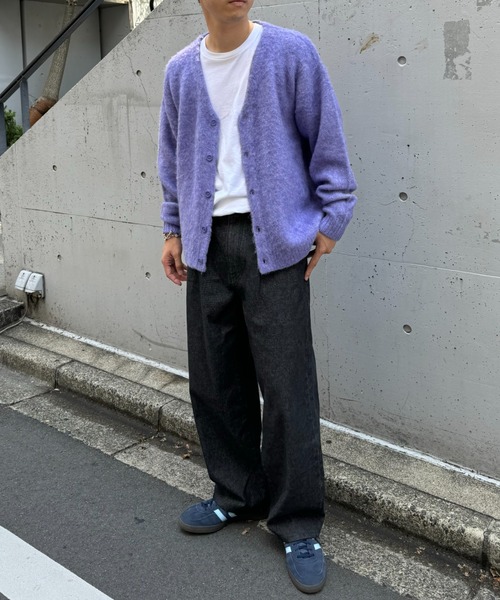 CIAOPANIC TYPY（チャオパニックティピー）の「【ユニセックス】ビックシルエットシャギーニットオーバーカーディガン（カーディガン/ボレロ・メンズ・ブラック/グレー/ブラウン/パープル・MEDIUM/LARGE）」の18枚目の写真