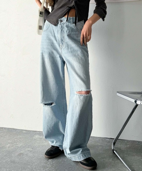 セール】薄地デニムでオールシーズン活躍！サステナブル綿100