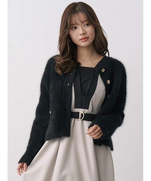 TONAL（トーナル）の「アンゴラニットジャケット（ニット/セーター