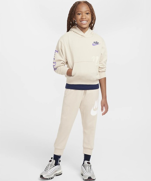 セール】NIKE/ナイキ キッズ パーカー スウェット フーディー スリーブ