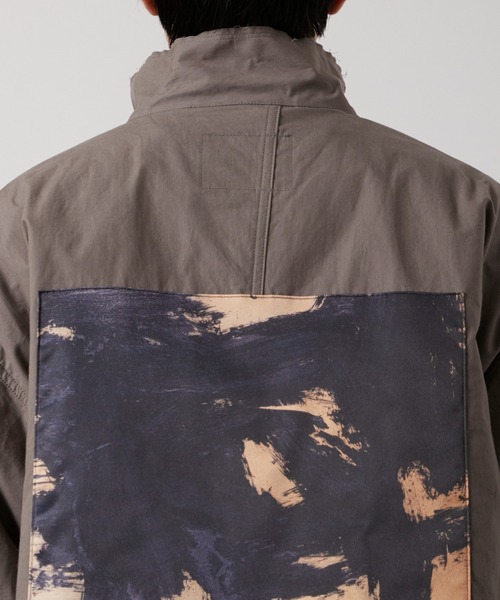 ALMOSTBLACK(オールモストブラック)の「【ALMOSTBLACK/オールモストブラック】WOVEN CUT OFF REMOVAL 65 MODS BLOUSON(ブルゾン・メンズ・グレー/ブラック・2)」の16枚目の写真