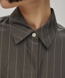 トップス TODAYFUL Stripe Silky Shirts TODAYFUL（トゥデイフル）の「Stripe Silky Shirts（シャツ/ブラウス