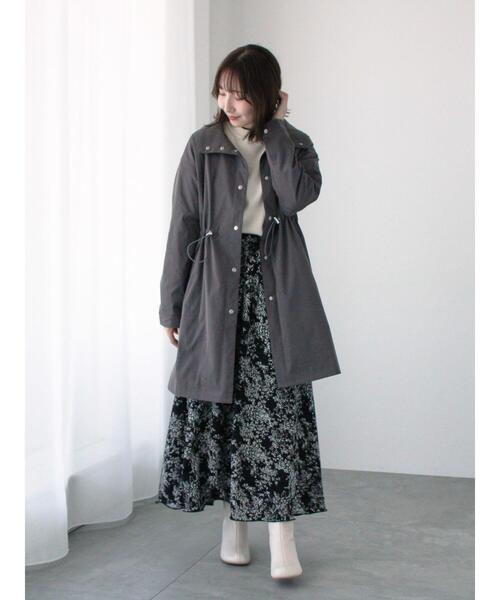 Te chichi TERRASSE（テチチテラス）の「もちもちミラノリブ配色ラインニット（ニット/セーター・レディース・ブルー/オフホワイト/レッド/ブラック・F）」の9枚目の写真