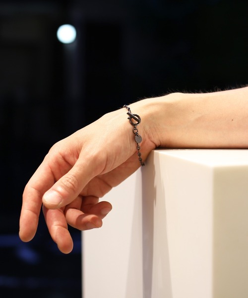 JAM HOME MADE（ジャムホームメイド）の「MM1 マリンチェーン ブレスレット 細/メンズ/レディース/ユニセックス（ブレスレット・メンズ・シルバー/ブラック/ゴールド・ONE SIZE）」の8枚目の写真