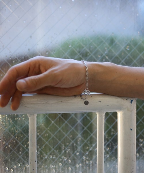 JAM HOME MADE（ジャムホームメイド）の「MM1 マリンチェーン ブレスレット 細/メンズ/レディース/ユニセックス（ブレスレット・メンズ・シルバー/ブラック/ゴールド・ONE SIZE）」の7枚目の写真