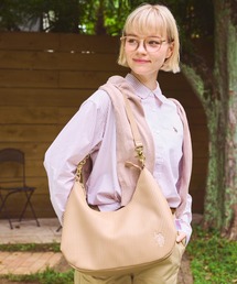 【U.S. POLO ASSN.】 ユーエスポロアッスン プリーツ ビッグショルダーバッグ USPA-2683