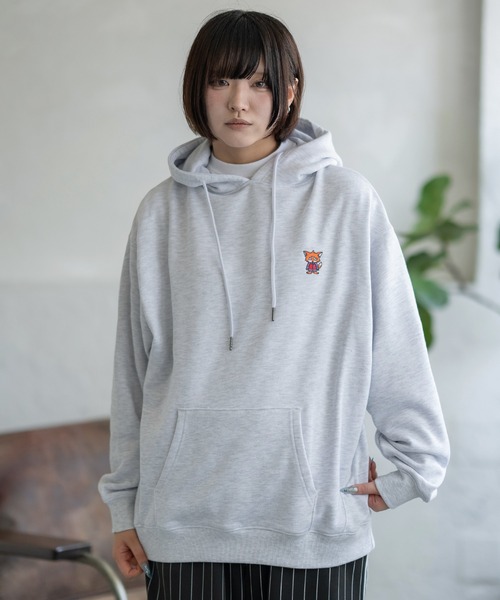 SIDEWAY STANCE（サイドウェイスタンス）の「【SIDEWAY STANCE】オリジナル ワンポイント刺しゅう スウェットプルパーカー（パーカー・メンズ・ブラック系/ライトグレー/ライトグレー系/ネイビー/ブラック/ネイビー系/ブラック系1/ネイビー系1/グレー系1・LARGE/SMALL/X-LARGE/MEDIUM）」の13枚目の写真