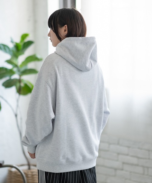 SIDEWAY STANCE（サイドウェイスタンス）の「【SIDEWAY STANCE】オリジナル ワンポイント刺しゅう スウェットプルパーカー（パーカー・メンズ・ブラック系/ライトグレー/ライトグレー系/ネイビー/ブラック/ネイビー系/ブラック系1/ネイビー系1/グレー系1・LARGE/SMALL/X-LARGE/MEDIUM）」の14枚目の写真