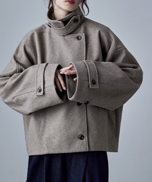 etoll. | 3wayスタンドカラーショートコート(ステンカラーコート)