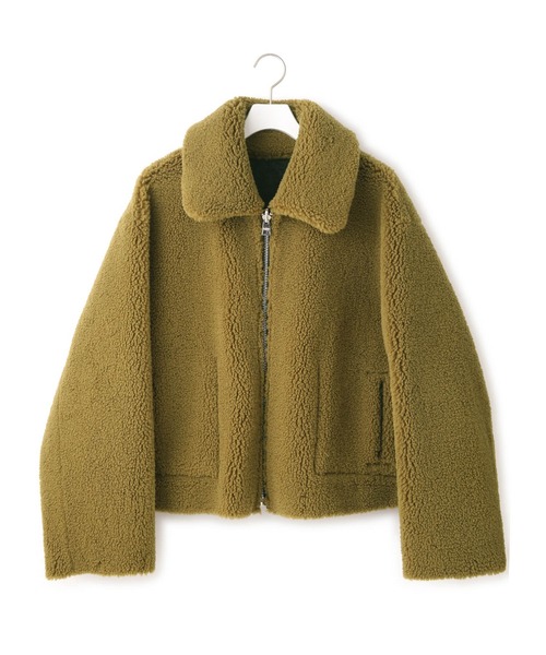 jakke（ジャッキー）の「【Jakke(ジャッキー)】VERA SHEARLING AVIATOR（ブルゾン・レディース・ブラック/キャメル・S）」の10枚目の写真