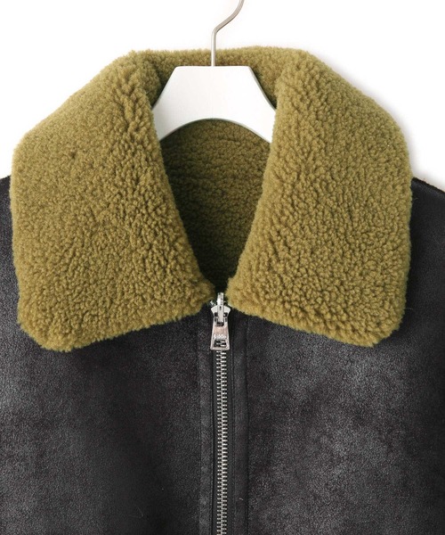 jakke（ジャッキー）の「【Jakke(ジャッキー)】VERA SHEARLING AVIATOR（ブルゾン・レディース・ブラック/キャメル・S）」の11枚目の写真
