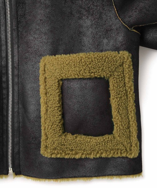 jakke（ジャッキー）の「【Jakke(ジャッキー)】VERA SHEARLING AVIATOR（ブルゾン・レディース・ブラック/キャメル・S）」の15枚目の写真