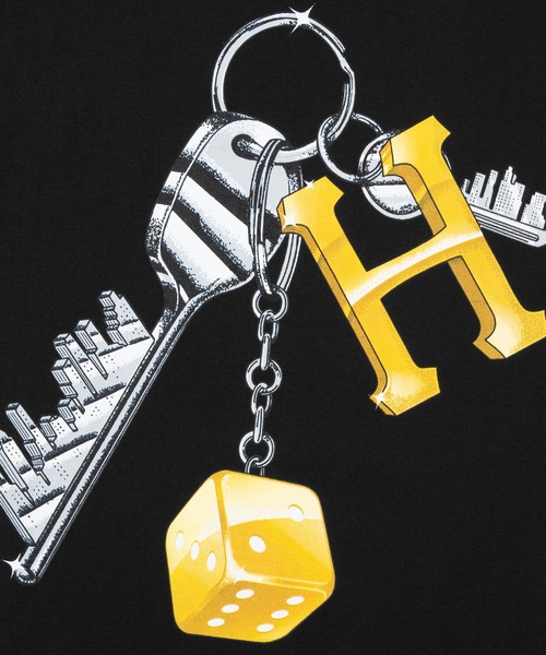 HUF(ハフ)の「KEYS TO THE CITY TEE(Tシャツ/カットソー・メンズ・ホワイト/ブラック・X-LARGE/LARGE/MEDIUM/XX-LARGE/SMALL)」の6枚目の写真