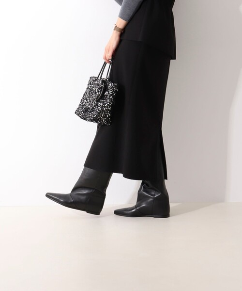 CORSO ROMA，9（コルソローマ）の「【CORSO ROMA 9/コルソローマノーヴェ】インヒールロングブーツ（ブーツ・レディース・ブラック・36/37/38）」の9枚目の写真