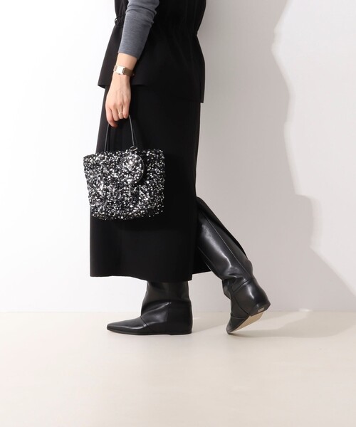 CORSO ROMA，9（コルソローマ）の「【CORSO ROMA 9/コルソローマノーヴェ】インヒールロングブーツ（ブーツ・レディース・ブラック・36/37/38）」の10枚目の写真