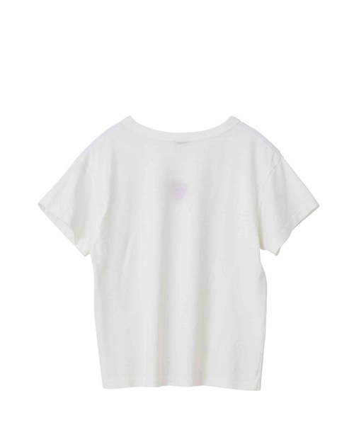 SEA(シー)の「GRAPHIC TEE (ハイビスカス刺繍)(Tシャツ/カットソー・レディース・ホワイト・ONE SIZE)」の6枚目の写真