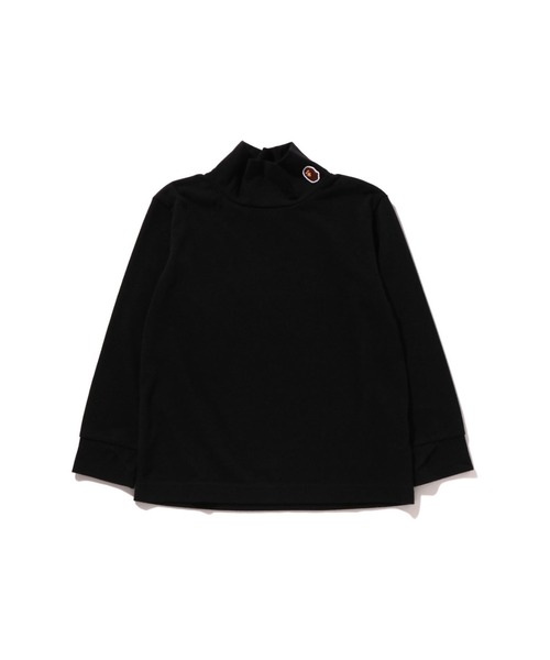 ONE POINT HIGH NECK LS TEE（Tシャツ/カットソー）｜A BATHING APE（アベイシングエイプ）
