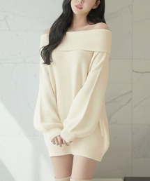 JULIA BOUTIQUE（ジュリアブティック）の「オフショルダーチュニックトップス・ワンピース（チュニック）」
