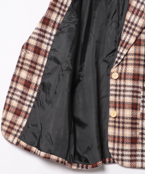 Achic（アシック）の「ダッフルチェスターコート（テーラードジャケット・レディース・ブラウン・M）」の21枚目の写真