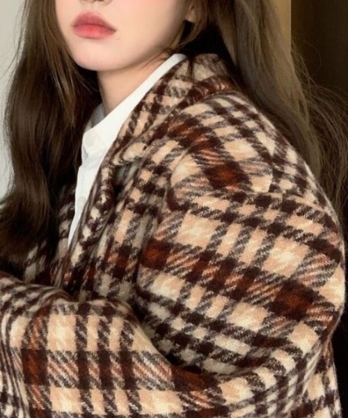 Achic（アシック）の「ダッフルチェスターコート（テーラードジャケット・レディース・ブラウン・M）」の16枚目の写真