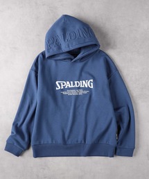 【SPALDING】フードエンボスパーカー