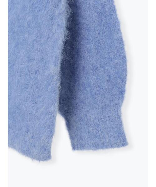 Lugnoncure（ルノンキュール）の「起毛クルーネックニット（ニット/セーター・レディース・ベージュ/グレー/ブルー/オレンジ・F）」の12枚目の写真