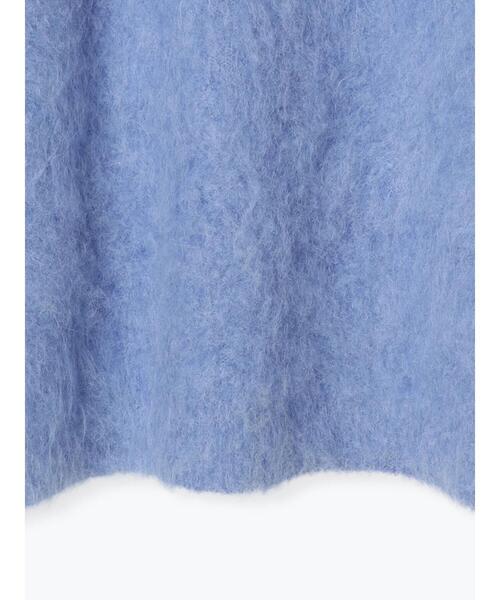 Lugnoncure（ルノンキュール）の「起毛クルーネックニット（ニット/セーター・レディース・ベージュ/グレー/ブルー/オレンジ・F）」の11枚目の写真