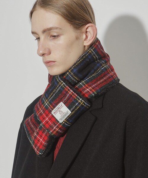 Harris Tweedハリスツイードウール ダブルチェスターコート 199
