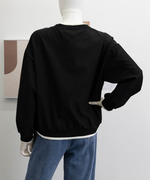 Miniministore(ミニミニストア)の「ライトクロップドブルゾンレディース韓国風(ブルゾン・レディース・アイボリー/ブラック/ピンク・FREE)」の13枚目の写真