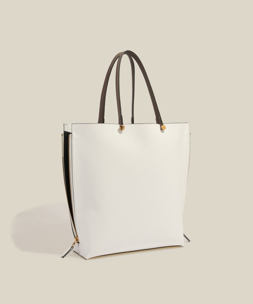 E'POR（エポール）の「【E'POR】Y BAG Large【通勤】【A4対応】（トートバッグ・レディース・ブラック/キナリ/ダークブラウン/ベージュ/ブルー系その他4/ホワイト系その他/グリーン系その他2・FREE）」の2枚目の写真