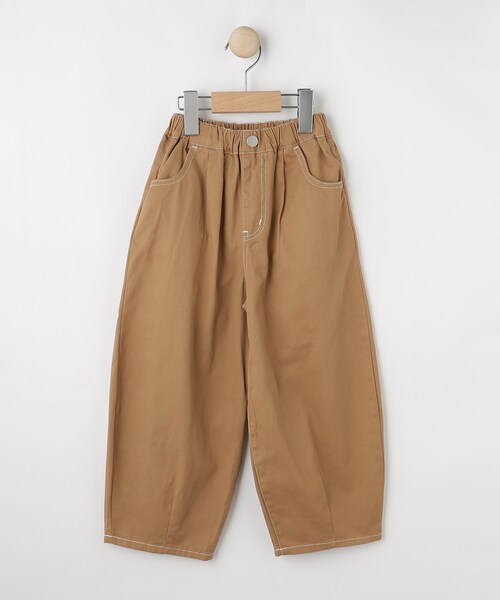 SHOO・LA・RUE（シューラルー）の「【100-150cm/洗える/男女兼用】穿くだけで旬な着こなしに アソートカーブパンツ（その他パンツ・キッズ・キャメル/サックスブルー系5/ブルー系その他7/ブラック/ライトベージュ・10/11/12/13/14/15 ）」の5枚目の写真