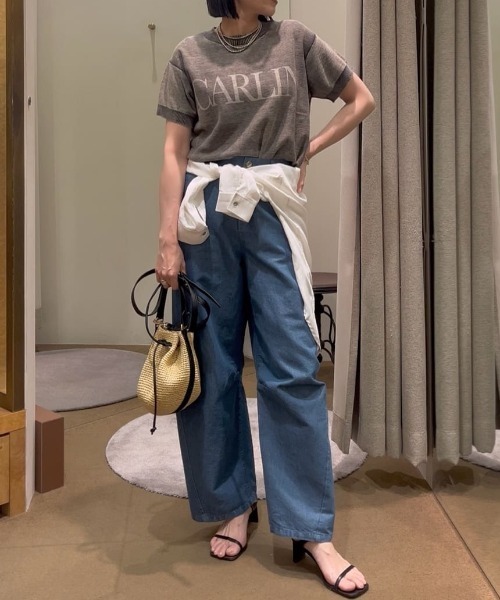 大人気jenaテンセルデニムシャツ 販売後即完売】【夏も着れる】テンセルデニムシャツ | Jena