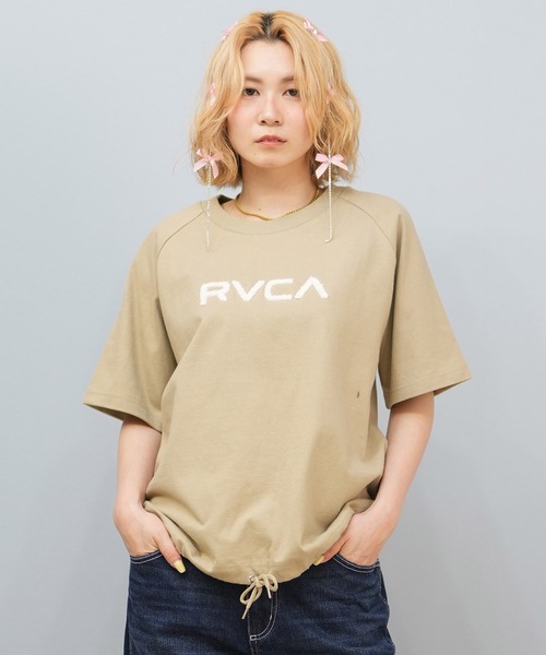 RVCA/ルーカ ショート丈Tシャツ BF043-213（Tシャツ/カットソー