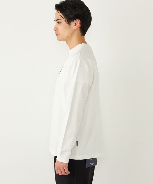 SHIPS Colors(シップス カラーズ)の「SHIPS Colors:TeddyBear(R) ワンポイント ロングスリーブ Tシャツ◇(Tシャツ/カットソー・メンズ・ライトグレー/ベージュ/オフホワイト/ダークグレー・SMALL/X-LARGE/LARGE/MEDIUM)」の8枚目の写真