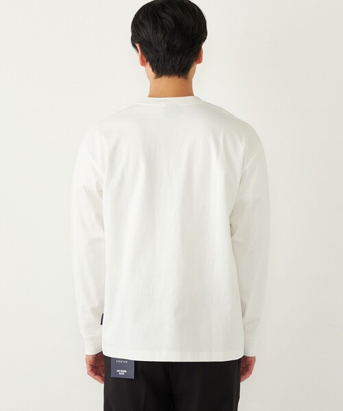 SHIPS Colors(シップス カラーズ)の「SHIPS Colors:TeddyBear(R) ワンポイント ロングスリーブ Tシャツ◇(Tシャツ/カットソー・メンズ・ライトグレー/ベージュ/オフホワイト/ダークグレー・SMALL/X-LARGE/LARGE/MEDIUM)」の9枚目の写真