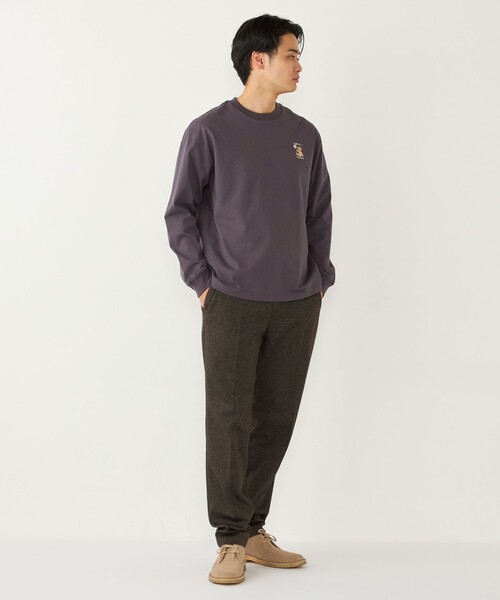 SHIPS Colors(シップス カラーズ)の「SHIPS Colors:TeddyBear(R) ワンポイント ロングスリーブ Tシャツ◇(Tシャツ/カットソー・メンズ・ライトグレー/ベージュ/オフホワイト/ダークグレー・SMALL/X-LARGE/LARGE/MEDIUM)」の13枚目の写真