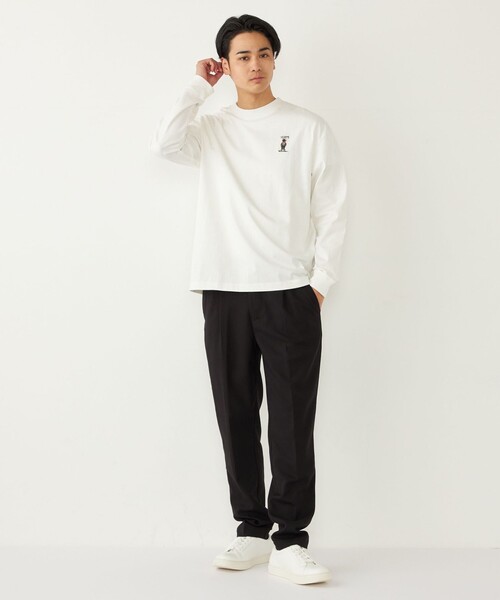 SHIPS Colors(シップス カラーズ)の「SHIPS Colors:TeddyBear(R) ワンポイント ロングスリーブ Tシャツ◇(Tシャツ/カットソー・メンズ・ライトグレー/ベージュ/オフホワイト/ダークグレー・SMALL/X-LARGE/LARGE/MEDIUM)」の17枚目の写真