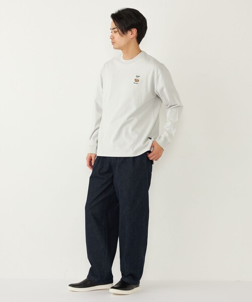 SHIPS Colors(シップス カラーズ)の「SHIPS Colors:TeddyBear(R) ワンポイント ロングスリーブ Tシャツ◇(Tシャツ/カットソー・メンズ・ライトグレー/ベージュ/オフホワイト/ダークグレー・SMALL/X-LARGE/LARGE/MEDIUM)」の22枚目の写真
