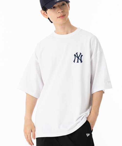 Tシャツ ホワイト 半袖 Oサイズ&ホワイトキャップ ニューエラ 半袖Tシャツオーバーサイズ MLB 中津川吾郎コラボ（T