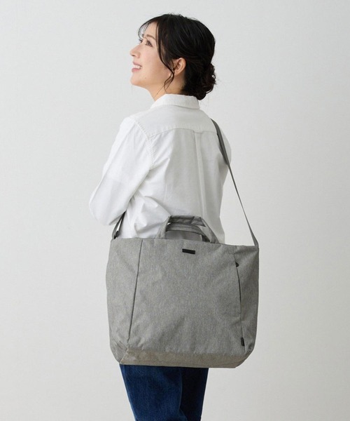ROOTOTE（ルートート）の「ルートート / SN.ミディアム2way.ライトウォーターリペレント-G（ショルダーバッグ・レディース・ネイビー/ブラック/オリーブ/グレー・FREE）」の3枚目の写真