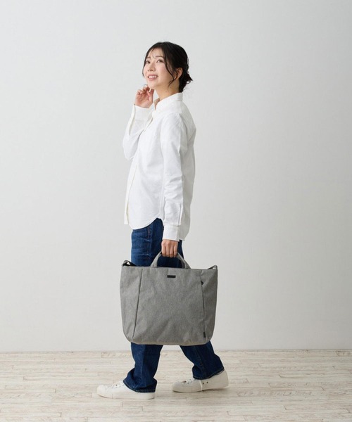 ROOTOTE（ルートート）の「ルートート / SN.ミディアム2way.ライトウォーターリペレント-G（ショルダーバッグ・レディース・ネイビー/ブラック/オリーブ/グレー・FREE）」の18枚目の写真