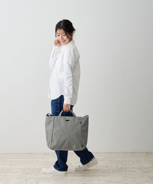 ROOTOTE（ルートート）の「ルートート / SN.ミディアム2way.ライトウォーターリペレント-G（ショルダーバッグ・レディース・ネイビー/ブラック/オリーブ/グレー・FREE）」の12枚目の写真