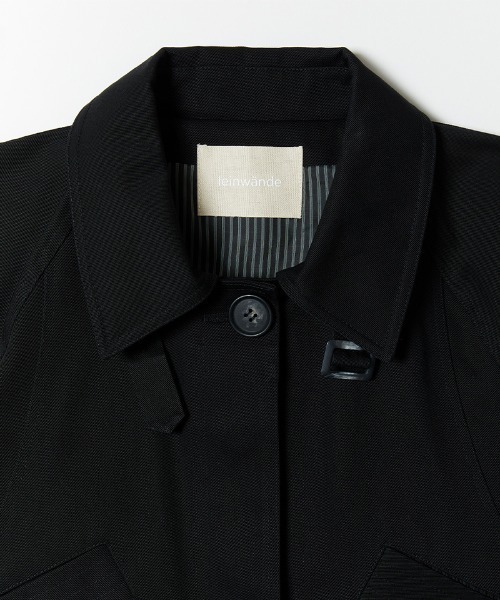 leinwande(ラインヴァンド)の「【leinwande】Cropped Trench Jacket(その他アウター・レディース・ブラック/キャメル・ONE SIZE)」の4枚目の写真