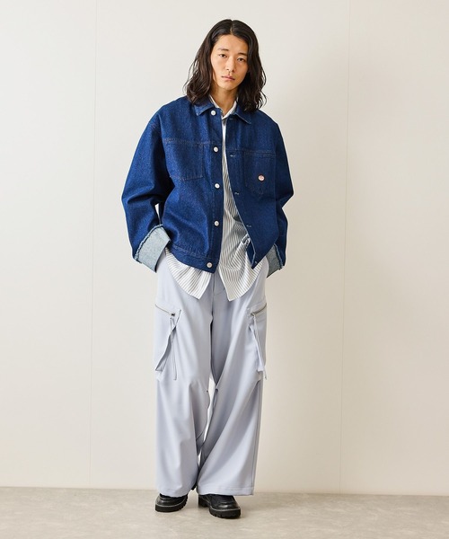 JUNRED(ジュンレッド)の「別注/RED KAPデニムロールアップブルゾン(デニムジャケット・メンズ・ブルー系その他4/ネイビー・S/M/L)」の21枚目の写真