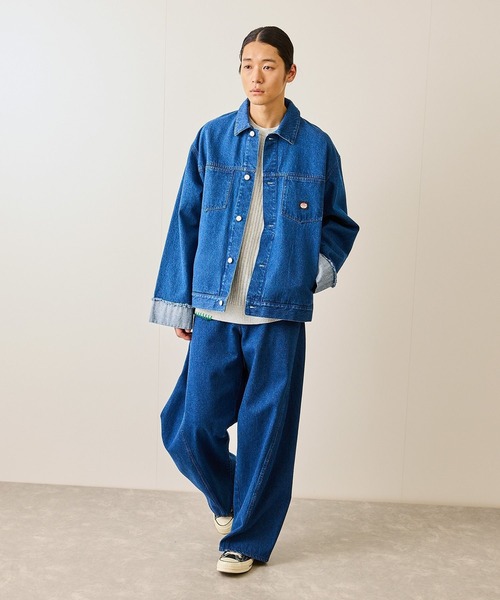 セール】別注/RED KAPデニムロールアップブルゾン（デニム