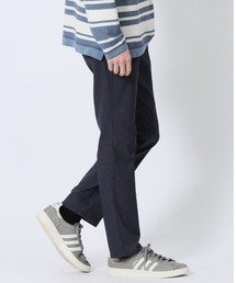 パンツ メンズ ストレッチ スリム トラウザー テーパード ピンヘッド クロスストレッチ