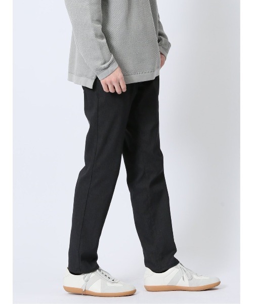 m.f.editorial(エムエフエディトリアル)の「パンツ メンズ ストレッチ スリム トラウザー テーパード ピンヘッド クロスストレッチ(チノパンツ・メンズ・ネイビー/ブラック/ライトグレー・S/LARGE/X-LARGE/MEDIUM)」の6枚目の写真