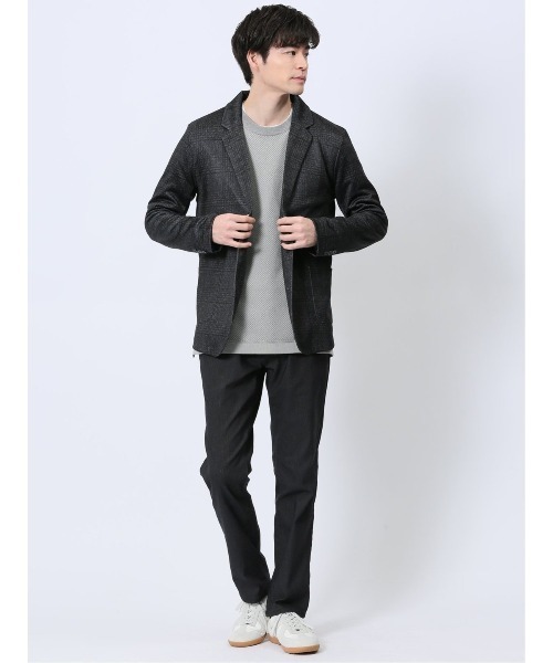 m.f.editorial(エムエフエディトリアル)の「パンツ メンズ ストレッチ スリム トラウザー テーパード ピンヘッド クロスストレッチ(チノパンツ・メンズ・ネイビー/ブラック/ライトグレー・S/LARGE/X-LARGE/MEDIUM)」の7枚目の写真