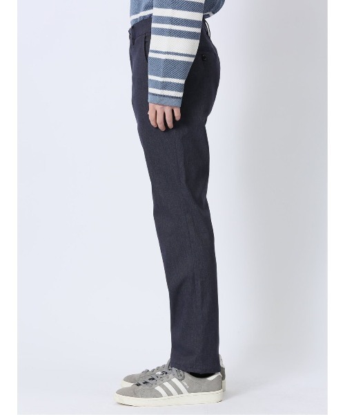 m.f.editorial(エムエフエディトリアル)の「パンツ メンズ ストレッチ スリム トラウザー テーパード ピンヘッド クロスストレッチ(チノパンツ・メンズ・ネイビー/ブラック/ライトグレー・S/LARGE/X-LARGE/MEDIUM)」の14枚目の写真