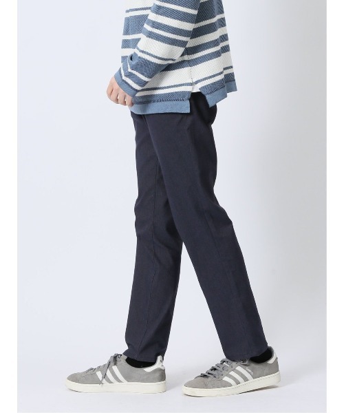 m.f.editorial(エムエフエディトリアル)の「パンツ メンズ ストレッチ スリム トラウザー テーパード ピンヘッド クロスストレッチ(チノパンツ・メンズ・ネイビー/ブラック/ライトグレー・S/LARGE/X-LARGE/MEDIUM)」の18枚目の写真